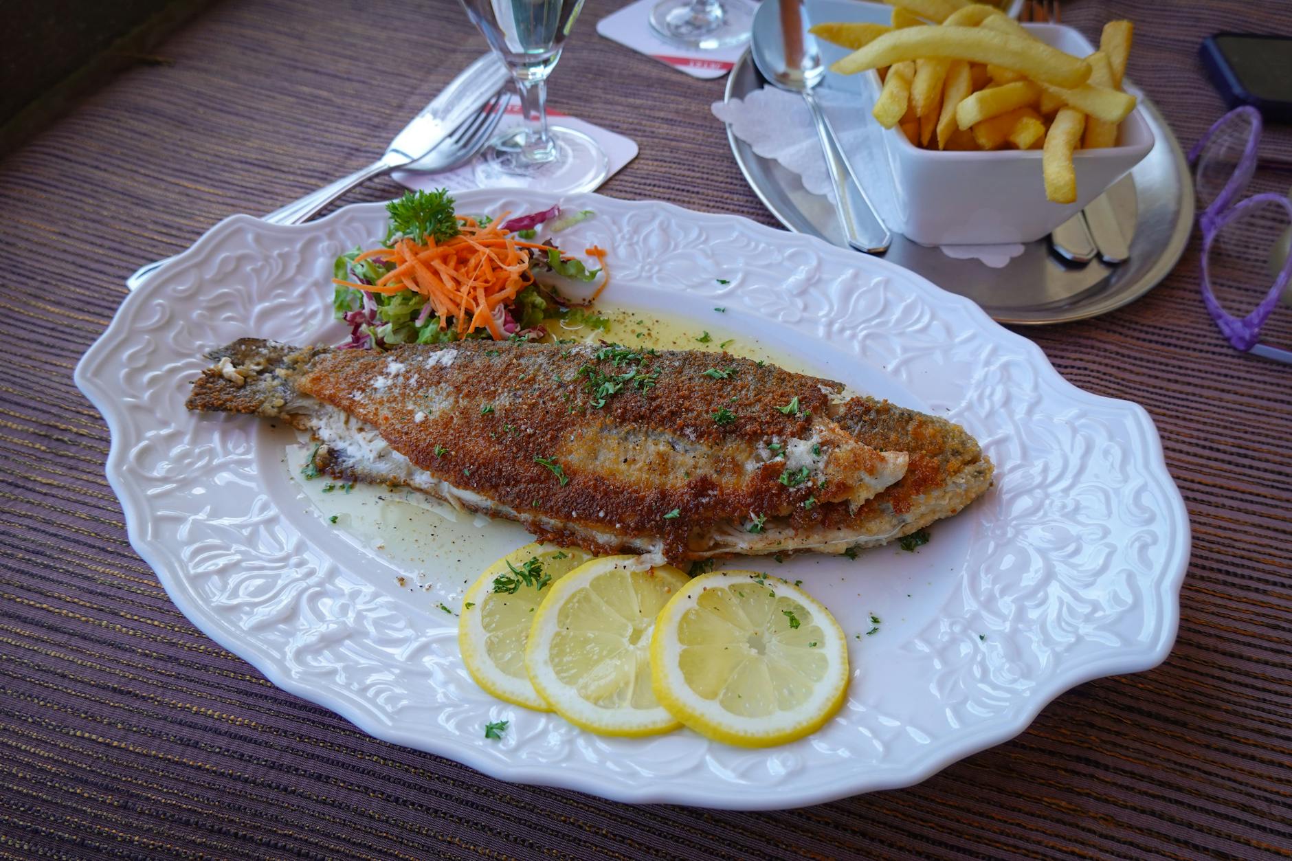 Fresh trout, a Nanyuki restaurant speciality