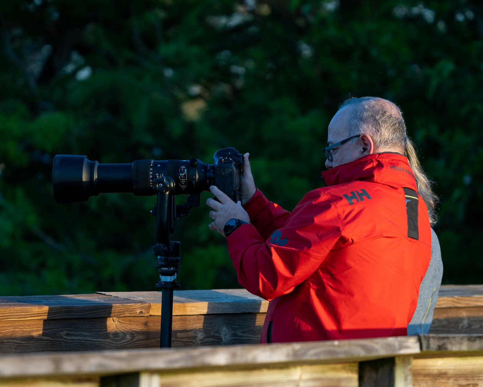 Adjusting camera settings for safari photography